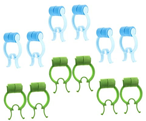 2 Set Di Comodi Fermagli Per Naso Per Il Blocco Del Muco Nasale Clip Per Sanguinamento Nasale in Eva Pom Adatti Ai Viaggi 12 Pezzi * 2