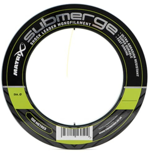 Fox Matrix Submerge Shock Leader Monofilament - 100m Schlagschnur, Durchmesser/Tragkraft:0.28mm / 10lb / 4.5kg