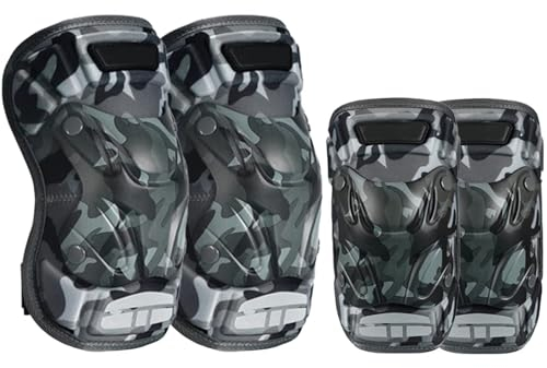 Yoeoefuo Knieschoner Knee Pads Knie Und EllenbogenschüTzer Fallschutz Und Winddicht Und Warm Erwachsene Motorrad Knieprotektoren Nonslip Knie Cap Pads Protektor Kniematte