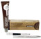 Apraise Teinture professionnelle pour sourcils et cils 20 ml | Best Brow & Lash Semi – Teinture permanente marron foncé | Comprend un pinceau teinté Nūr avec poignée en aluminium et design pliable |