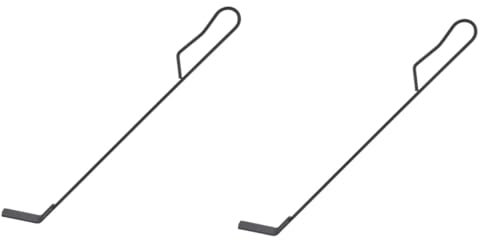 POPETPOP Lot De 2 Pelles À Charbon Robustes Râteau Poêle À Feu Outil À Cendres Fournitures Domestiques Portables Pour Grattoir De Nettoyage