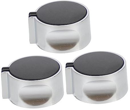 HOMSFOU 3stücke Gasherd Drehknöpfe Ersatzknopf Für Herdsteuerung Ergonomisches Design Installieren Passend Für Gasherde Langlebige Legierung