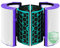 TP04 Replacement Filter for Dyson HP04 TP04 DP04 TP05 DP05 Air Puri-fi-er, 2 Stage 360° Pure Cool Fan Combi Glass HEPA Filter & Activated Carbon Filter (Not for HP07 TP01 TP02 TP07 HP09), 1 Pack