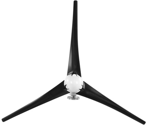 Jonlaki Wind Generator Kit, Small Wind Generator Kit 3 Blades Power Parts for Marine Home Charging 1200W for Sustainable Energy Solutions (24V)
