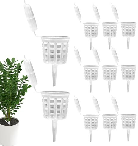 Scatola Fertilizzante Per Bonsai,10 Pezzi Cesto Concime Con Coperchio | Accessori Da Giardino E Terrazzo Per Piante Grasse, Fiori In Vaso, Cortile, Orto E Famiglia