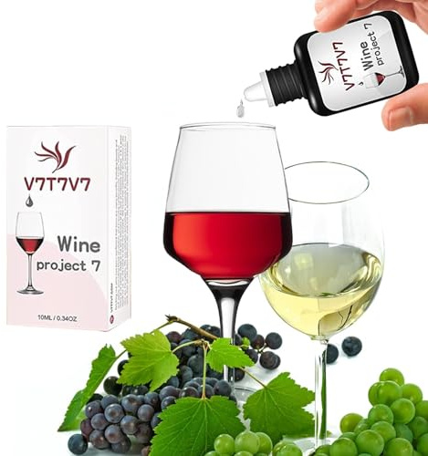 1 confezione di gocce filtranti per vino, amanti del vino bianco rosso, rimozione solfiti, accessori per la pulizia senza sapore, filtro per istamine e solfiti, regalo per lui uomini e donne