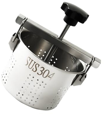 Acciaio inossidabile Frutta Verdura Pressa Drenaggio Strumento Gnocco Riempimento Spremiagrumi Per Cuochi Domestici E Ristoranti Acciaio Inox Verdura Acqua Spremiagrumi