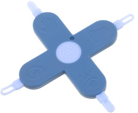 HEALSOPTHY Strumento la Pulizia Bambino Bambina 4in1 Protetto per Rimozione Cerume e Cura Unghie, Design a Croce in Pp e Pet, Accessorio Essenziale la Cura del Bambino Bambina