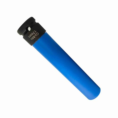 ACOGEDO Dado de Impacto para Tuercas de Rueda de 21 Mm con Accionamiento de 1/2 '', CR-MO que No Daña las Tuercas de Rueda de Pared Delgada Extra Profunda Dado Diseñado para Soportar Llaves de