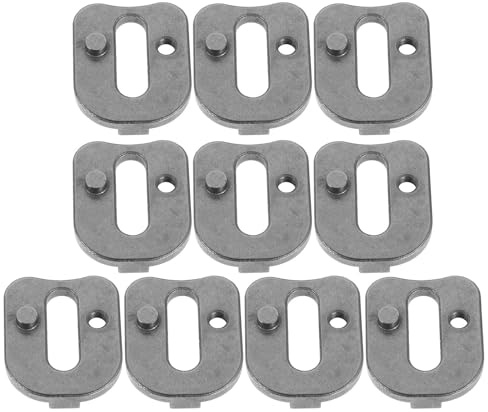 NUOBESTY Kit de Tendeurs de Chaîne Réglables 10 Pièces en Fer pour Entretien de Tronçonneuse Électrique, Coupe Précise et Sécurité Améliorée, pour Maintenance de Jardin