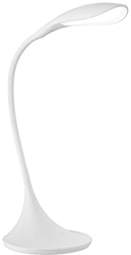Fischer & Honsel | Tischleuchte, Nil | weiß| B: 17,00 cm, H: 37,50 cm,| Ausladung Wand: 40,00 cm| mit Sensorschalter in 3 Stufen dimmbar| 1x LED 4,5W 3000 K| 500 lm| EEG: F | 50526