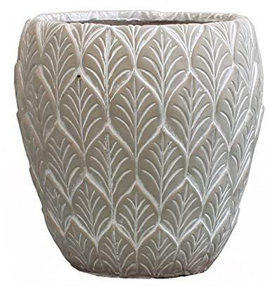 Maceta Interior Macetas, Macetas decorativas Se pueden usar for interiores y exteriores, Maceta grande en relieve, Maceta, Florería decorativa for pisos de cemento Jardineras Exterior ( Color : B , Si