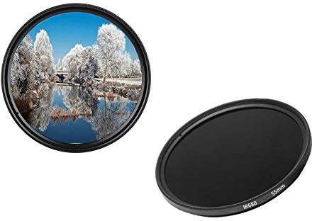 55mm IR680 Infrarotfilter IR Filter 55 mm IR 680 dHD Digital Passfilter