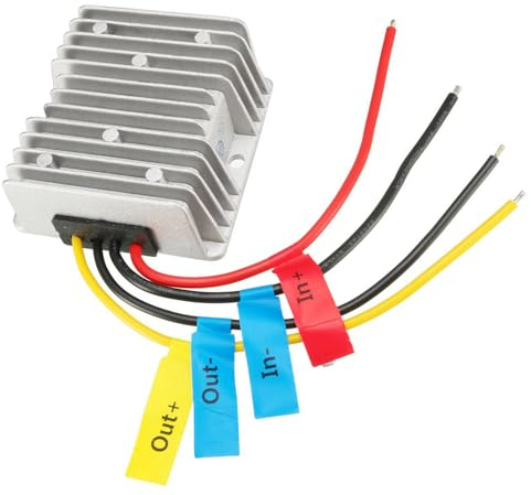 TOP-VIGOR Voltage Converter DC/DC 12V to 19V 8A 152W Converter Step Up, Waterproof IP68 Boost Converter Regulator Transformer