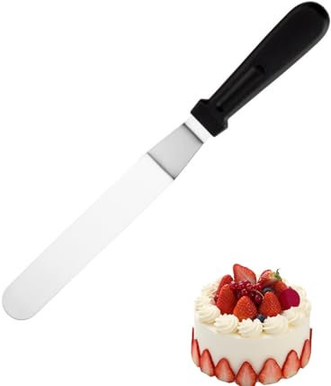 IPNSDON 1 pezzo spatola per dolci, spatola angolare, accessorio per la cottura di piccole torte per la casa, la pasticceria o la cucina