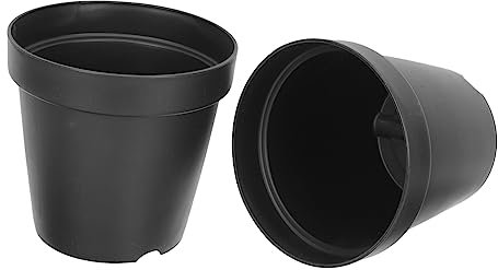 Milisten 2stücke Großer Blumentopf Aus Kunststoff Runde Töpfe Für Sukkulenten Garten Und Haushaltspflanzgefäße Mit Wasseranschluss Und Platzsparendem Design Für Drinnen Und Draußen