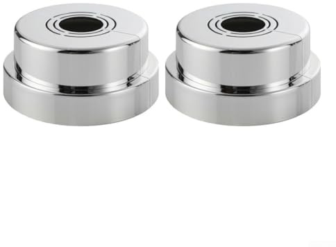 Wandabdeckung, Wasserhahn-Dekoration für 1/2 und 3/4 Wasserhähne, ABS-Material schützt vor Staub und Feuchtigkeit (Galvanik)