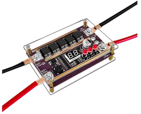 Soldador por Puntos Kit de herramientas de soldadura por puntos de 7-14V, Mini tablero de Control de soldador por puntos, pantalla Digital, soldador por puntos ajustable, paquete de batería DIY 18650(