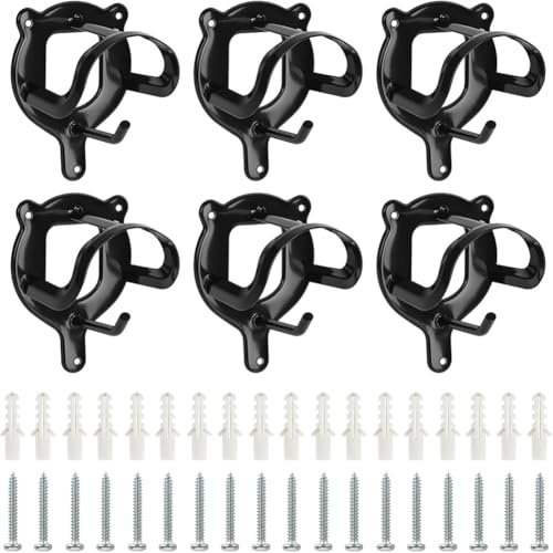 Uxsjakjsd 6 Soportes para Bridas de Caballo, Colgador de Bridas Ecuestres, Soporte para Bridas, Colgador de Cabestro, Gancho para Aparejos de Caballo.