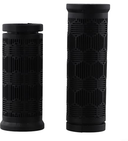 Besttoolifes Para bicicletas de montaña con cambios, tela antideslizante de TPR, agarre cómodo y seguro para 222 mm de diámetro, manillar de goma de fácil montaje para empuñaduras (90 mm y 75 mm)