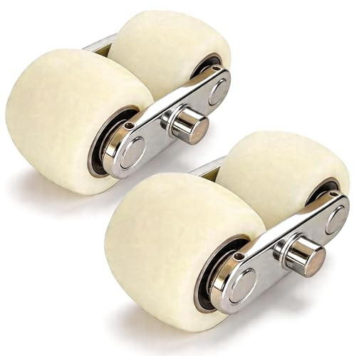 4 Ruedas de Nylon para Transpaleta 80 x 70 mm, Eje de 2 mm Rodamientos de Bolas con Placa de Montaje Metálica Capacidad de Carga de 750 kg Ruedas de Repuesto para Transpaletas