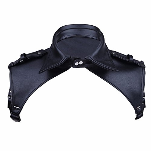 FEESHOW Herren Fetisch Body Brust Harness Männer Verstellbar Brust Körper Geschirr Clubwear mit Druckknöpfe