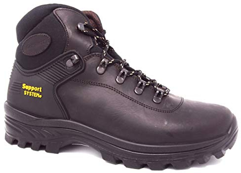 Grisport 10242D26G Lontra Dakar Trekking Höhe Knöchel Unterseite Gummi Futter GRITEX Wasserdicht Ösen Metall Support System, braun, 40 EU