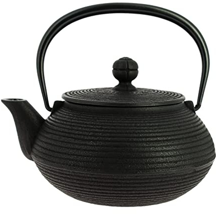 lwachu Nanbu Tekki Teekanne Senbiki Schwarz 650 ml Gusseisen Japan