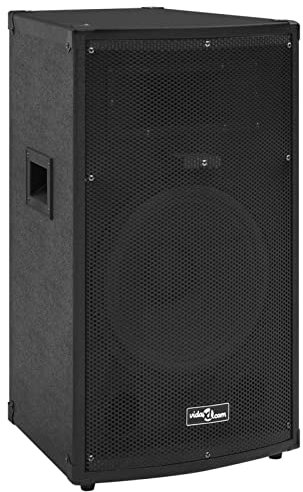 Leepesx Altoparlante da Palco HiFi Professionale Passivo 1000 W Nero,Professionale Subwoofer Cassa Impianto Audio Sistema Acustico Diffusore Stereo