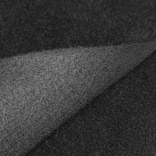 Siless 59x122 Black Underfelt Carpet for Speaker, Sub Box Carpet, Auto, RV, Boat, Marine, Truck, Car Trunk Felt Fabric Material
