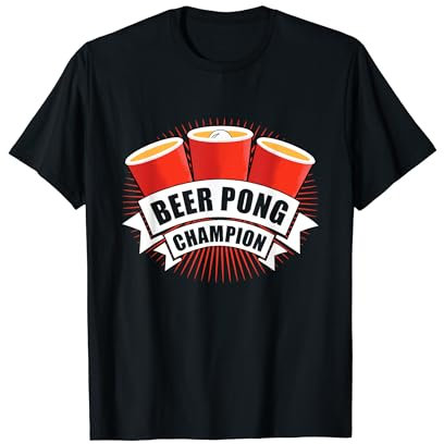 Beerpong Herren Bier Pong Bierpong T-Shirt