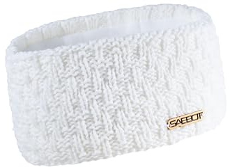 SABBOT Damen Winter Haarband Haarreifen Damen Breit Mit Fleece Hair Band Woman Ohrenwärmer Geschenk für Frauen (Weiß)