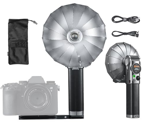 GODOX Lux Master Retro Camera Flash GN25 6000K土300K 2.4G Wireless Sync TTL Auto Flash with Touchscteen Rotatable Flash Head Compatible with Sony Canon Fuji Nikon Panasonic Olympus