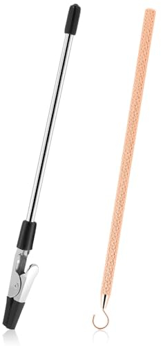 Qianyu 2 Piezas de Ayuda para Vestir, Pulsera de Joyería, Herramienta para Cierre de Reloj, Collares, Relojes, Ganchos, Clip para Joyas