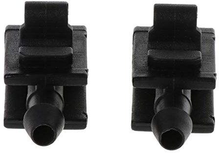 DUANSIYU ScheibenwaschdüSe 2pcs Auto Front Windschutzscheibe Waschmazle Düsenstrahl Fit for Renault Megane 2 Scenic 2 8200082347 Premimu Plastikkonstruktion ScheibenwaschdüSe