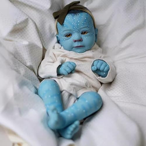 RXDOLL Realistische Avatar-Puppen aus weichem Stoff, 48,3 cm, für Neugeborene, Elfen, Babypuppen, echte Augen, wie Babypuppen, Gliedmaßen