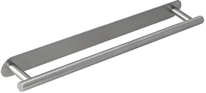 Portasciugamani a Barra Singola in Stile Moderno, Portasciugamani in Acciaio Inossidabile 304, Finitura Spazzolata, Installazione Rapida, Senza Perforazione, per Bagno,