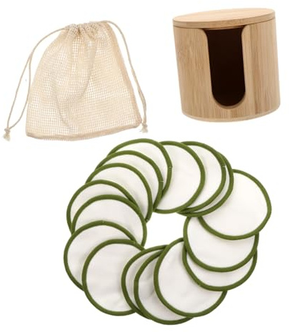 FOMIYES Wiederverwendbare Make-up-entferner-pads Make-up-entfernungstuch Abschminktuch Abschmink-reinigungstuch Für Hause Reisen Camping Mit Aufbewahrungsbehälter Und Beutel