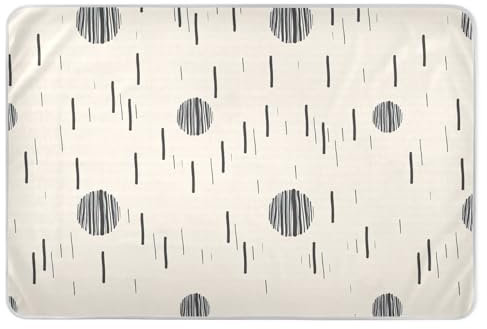 Trendy Polka Dot Beige Wasserdichte Pads für Bett Waschbar, Inkontinenzeinlagen für Bett Waschbar, Wiederverwendbare Pads für Inkontinenz