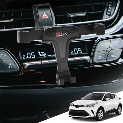 YEE PIN Soporte para teléfono móvil compatible con Toyota C-HR 2016-2024 | rotación de 360° | bloqueo automático | compatible con smartphones de 4 a 7 pulgadas, accesorios de coche Toyota CHR