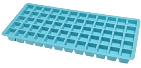 Vassoio impilabile per cubetti di ghiaccio in silicone di grande capacità per fare ghiaccio efficiente 60 griglie per congelatore da cucina