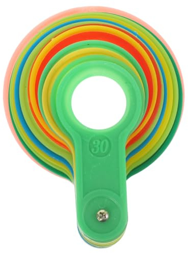 Anillo Medidor de Frutas de Plástico, Juego 1, 30-90mm | Anillas Plastico Manualidades, Calibre Fruta para Granjas y Tiendas de Fruta Color Aleatorio