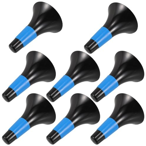 Toyvian 8pièces Cônes Exercice Plastique pour Rapidité Cônes Obstacle pour Football Basketball Et Soccer Marqueurs De Signalisation Colorés pour Exercices De Vitesse Et Coordination