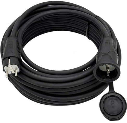 Schuko Verlängerungskabel 230V IP54 Stromkabel H07RN-F 3x2,5mm² 15m