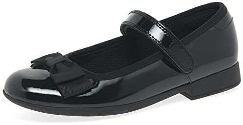 Clarks Scala Tap K, Ballerine, Bambine e ragazze, Nero (Black Pat Black Pat), 29 EU