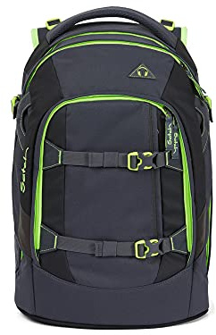satch pack Schulrucksack - ergonomisch, 30 Liter, Organisationstalent, Phantom - Grau