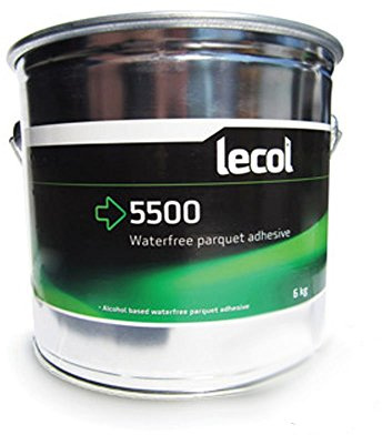 Lecol 5500 Wooden Flooring Adhesive for New & Reclaimed Parquet & Wood Block 6kg