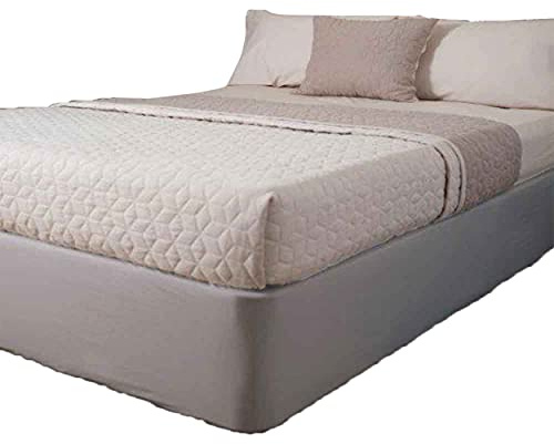 Belledorm Rivestimento per base di letti sommier, 100% jersey di cotone, colore: bianco (Cloud), per letto super king size