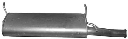 IZAWIT Silencieux arrière arrière Pot d'Échappement 28.089