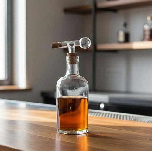 BARCRAFTERS Glaskugeldosierer 1 cl Spirituosen | 2 er Set | Whisky GIN | Dosierer Dosiergerät